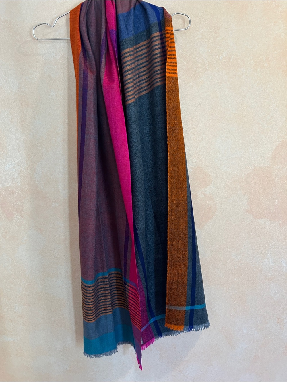 SADHU GORGEOUS 100% CASHMERE LONG WRAP SCARF